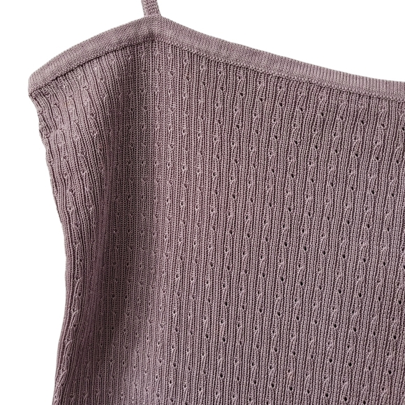 Mauve Pink Skinny Strap Camisole Tube Top Sz M - Picture 5 of 9